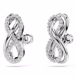 Swarovski 5687269 earring Stud earrings Metal Silver, White