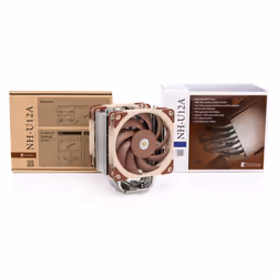 Noctua NH-U12A computer cooling system Processor Cooler 12 cm Beige, Brown, Silver 1 pc(s) - Additional view 4