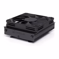 Noctua NH-L9a-AM4 chromax.black, Cooler, 9.2 cm, 600 RPM, 2500 RPM, 57.5 m³/h, Black