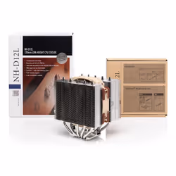 Noctua NH-D12L computer cooling system Processor Air cooler Aluminium, Beige, Brown - Additional view 5