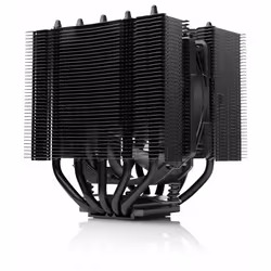 Noctua NH-D12L, Air cooler, 12 cm, 450 RPM, 2000 RPM, Aluminium, Black