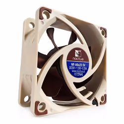 Noctua NF A6x25 5V, Fan, 6 cm, 3000 RPM, 29.2 m³/h, White
