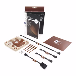 Noctua NF-A12x15 FLX Computer case Fan 12 cm Beige, Brown - Additional view 4