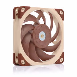 Noctua NF-A12x25, Fan, 12 cm, 1900 RPM, 96.2 m³/h, Beige, Brown