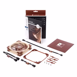 Noctua NF A12x25 5V PWM Computer case Fan 12 cm Beige, Red - Additional view 5