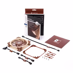 Noctua NF A12x25 FLX Computer case Fan 12 cm Beige, Red - Additional view 5