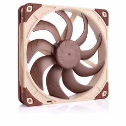 Noctua NF-A14X25 G2 LS-PWM, Air cooler, 14 cm, 800 RPM, 81.6 m³/h, Beige, Brown