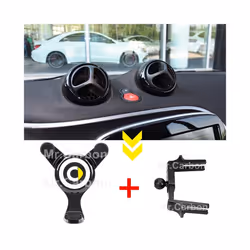 Car Charging Navigation Mobile Phone Holder For Mercedes Smart 451 453 - 453 Outlet style