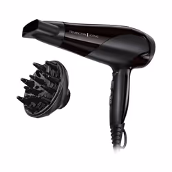 Remington Hair Dryer Ionic (Powerful, Fast Professional Styling, Diffuser, Concentrator, Ionic Conditioning for Frizz F