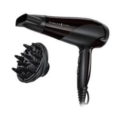 Remington Hair Dryer Ionic (Powerful, Fast Professional Styling, Diffuser, Concentrator, Ionic Conditioning for Frizz F