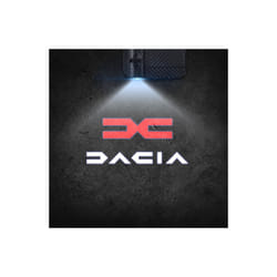 For DC Emblem Dacia Lodgy 2 Mcv Sandero Duster Car Door Light Welcome - DC DACIA Emblem