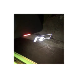 LED Car Door Logo Ghost Shadow Projector Light For VW Golf 5 6 7 MK5 MK6 - Rline
