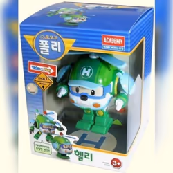 Robocar Poli 4 Pcs (poli + Helly + Amber + Roy) Transforming Robot Toy - 15 x 11 x 11