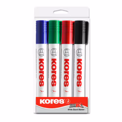 Kores M20845, 4 pc(s), Black, Blue, Green, Red, Black, Blue, Green, Red, White, 3 mm, 5 mm