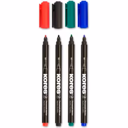 Kores M22140, Black, Blue, Green, Red, Black, Blue, Green, Red, White, 4 pc(s)