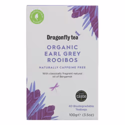 Dragonfly Tea Rooibos Earl Grey 40 bags ( Pack of 4 )