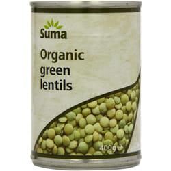 Suma - Organic Green Lentils | 400g | (6 PACK)