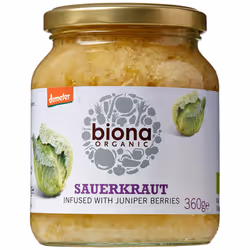 Biona Organic Demeter Sauerkraut 360g (Pack of 6)