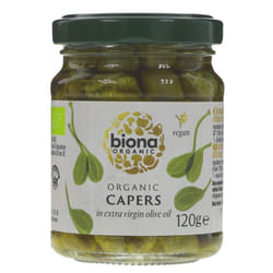 Biona Capers In Olive Oil 120g ( Pack of 6 )