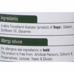 Natures Aid Vitamin E 1000iu, 30 Softgels (Natural Source Vitamin E, High Strength, Protects Cells from Oxidative Stress, Made in the UK)
