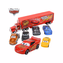 7PCS/Set Disney Pixar Car 3 Lightning McQueen Jackson Storm Uncle Truck Diecast Metal Car Model car Toy Boy Gift for boy - 7Pcs Cars with Box