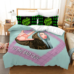 ) Duvet cover, bedspread printed character Billie Billie.UK Size Sheets Single & Double KING,Super King Duvet Cover - JK21, Single(135x200 cm