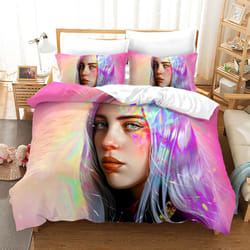 ) Duvet cover, bedspread printed character Billie Billie.UK Size Sheets Single & Double KING,Super King Duvet Cover - JK22, Single(135x200 cm