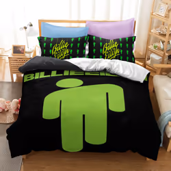 ) Duvet cover, bedspread printed character Billie Billie.UK Size Sheets Single & Double KING,Super King Duvet Cover - JK24, S ...