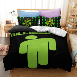 ) Duvet cover, bedspread printed character Billie Billie.UK Size Sheets Single & Double KING,Super King Duvet Cover - JK24, Single(135x200 cm
