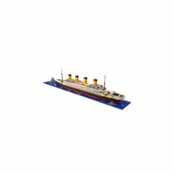 1860Pcs Titanic Shape Model Building Blocks Model Construction Kit