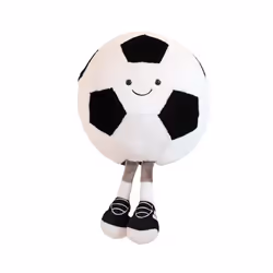 Funny Soccer Basketball Plush Toy Huggable Ball Doll Pillow - Football