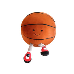 Funny Soccer Basketball Plush Toy Huggable Ball Doll Pillow - Basketball