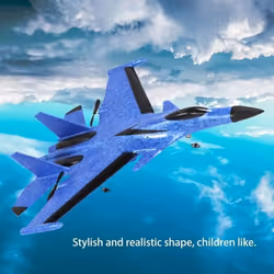2.4G Glider Remote Control Drone Night Flight Fixed Wing Aircraft with Flash Light Remote Control Plane Outdoor Toy Children&apos - yellow, 2  battery
