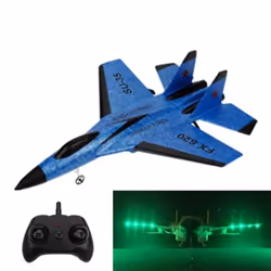 2.4G Glider Remote Control Drone Night Flight Fixed Wing Aircraft with Flash Light Remote Control Plane Outdoor Toy Children& ...