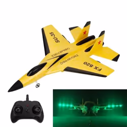 2.4G Glider Remote Control Drone Night Flight Fixed Wing Aircraft with Flash Light Remote Control Plane Outdoor Toy Children& ...