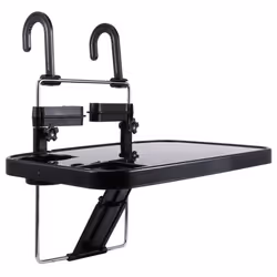 Foldable New Car Computer Rack with Drawer Shelf Car Steering Wheel Seat Back Laptop Tray Food Drink Table Holder