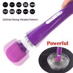 Huge Magic Wand Vibrators For Women, Usb Charge Big Av Stick G Spot Massager Clitoris Stimulator
