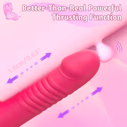 Rabbit Vibrator Telescopic Dildos Clitoris Stimulator G Spot Masturbator Massager Vagina Vibrators Sex Toys For Women