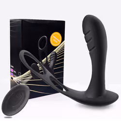 Male Prostate Massage Vibrator Anal Plug Wireless Control Wear Silicone Stimulate Massager Delay Ejaculation Ring Toy For