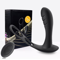 Male Prostate Massage Vibrator Anal Plug Wireless Control Wear Silicone Stimulate Massager Delay Ejaculation Ring Toy For