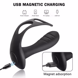 Male Prostate Massage Vibrator Anal Plug Wireless Control Wear Silicone Stimulate Massager Delay Ejaculation Ring Toy For