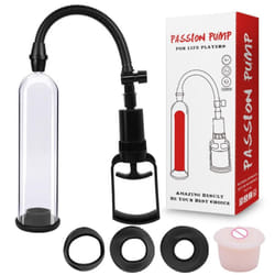 Sexy Toys Penis Vacuum Pump Extender For Men Stimulator Penise Enlargement Male Masturbator Increase Enlarger Extension - black