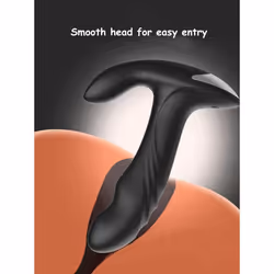 Prostate Massager Wireless Remote Control Vestibule Anus Male Masturbator Adult Sex Products - black