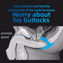 Male Prostate Massager Anal Vibrators Testicle Massager Butt Plug Wireless Remote Control Adult Product Sex Toy - black