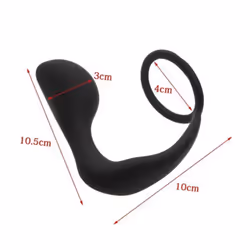 Sex Toy Prostate Massager Silicone Male Adult Sex Products Sex Toys - black