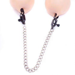 New Metal Nipple Clamp Brest Labia Clips With Chain Flirting Adult Game Sex Toys Tambov