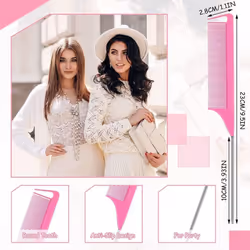 Combing Slicking Hair Brush For Edge Back Grooming Teasing Brush Bristle Hair Brush Slick Brush Set
