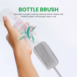 1Pc Sponge Brush Milk Cup Glass Washing Cleaning Kitchen Cleaner Tools Cup Cleaning Brush Plastic Short Handle