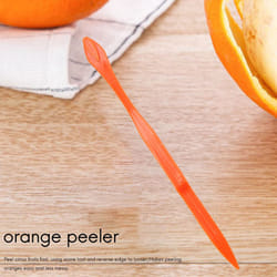 6PCS Easy Orange Peeler in Bright Orange Color Kitchen Tool