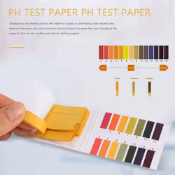 3 set 240 Strips Professional 1-14 pH litmus paper ph test strips water cosmetics soil pH Test Paper Strips with control